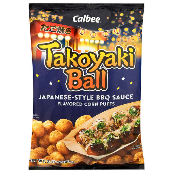 takoyaki7 Calbee Japanese-Style BBQ Sauce Takoyaki Ball Same-Day