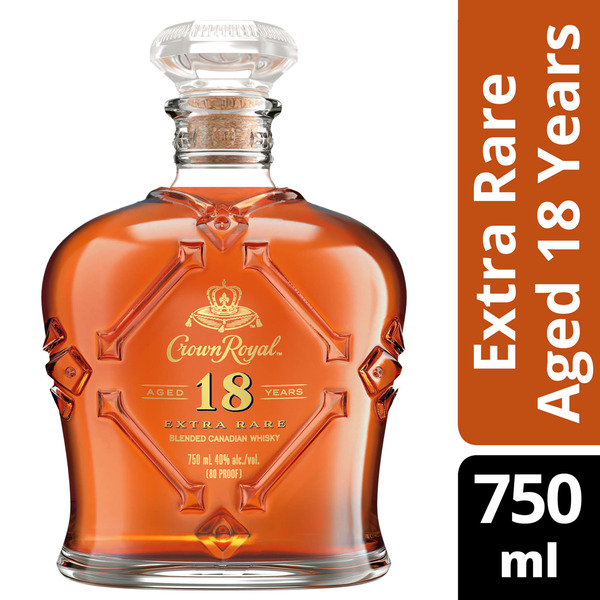 Crown Royal Aged 18 Years Extra Rare Blended Canadian Whisky Same