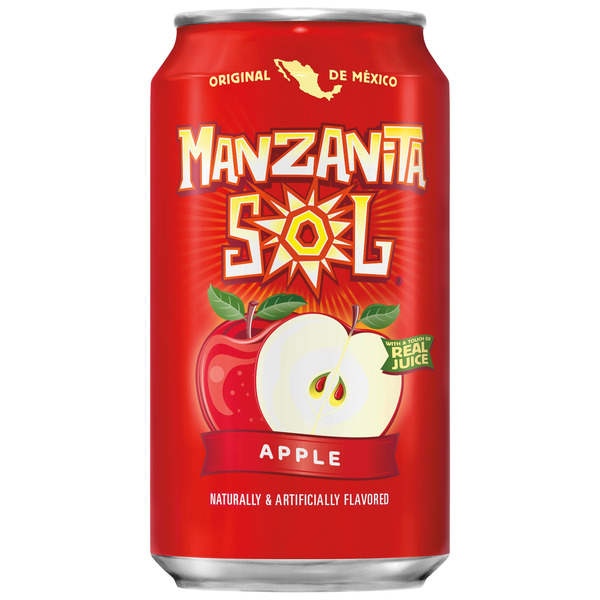Manzanita Sol Apple Soda, 12 fl oz, 24 ct Same-Day Delivery