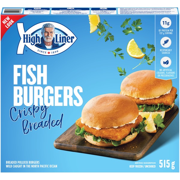 High Liner Crispy Breaded Fish Burgers (515 g) Instacart