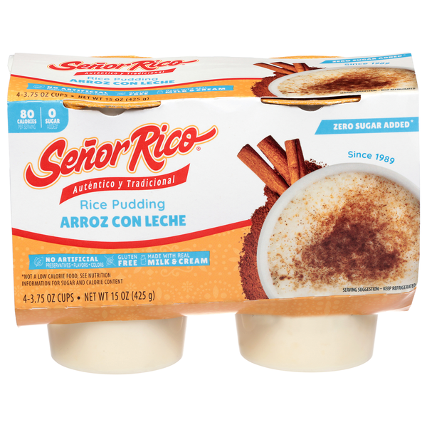 Señor Rico Zero Sugar Added Rice Pudding