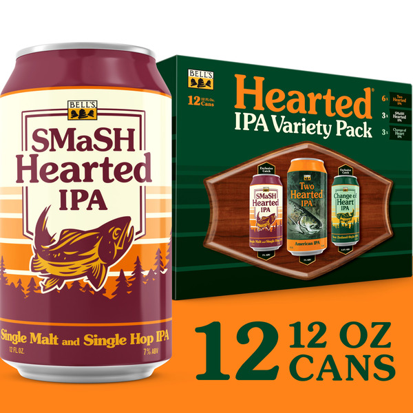 Bell's Hearted Variety Pack Beer, 12 Pack, 12 fl oz Cans Same-Day