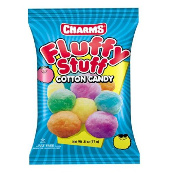 Charms - Fluffy Stuff Cotton Candy - 12/.6 oz Bags