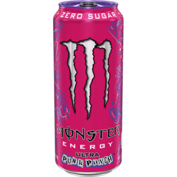 Monster Zero Sugar Punk Punch Energy Drink