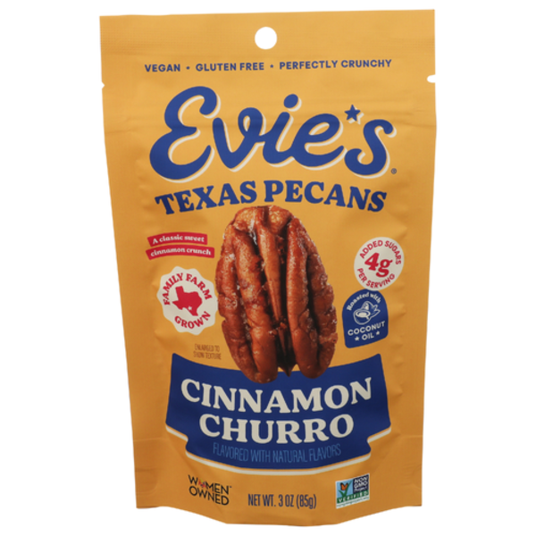 Evies Snacks Cinnamon Churro Pecans