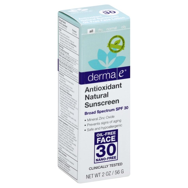 derma e spf 30 face