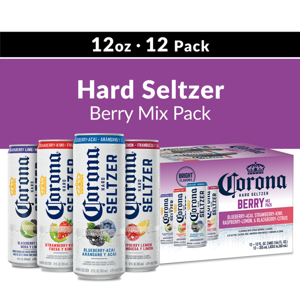 Corona Berry Mix Variety Pack Gluten Free Cans Same-Day Delivery