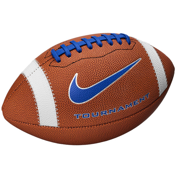 Nike Tournament Football, Youth 12-14 - Brown/Blue