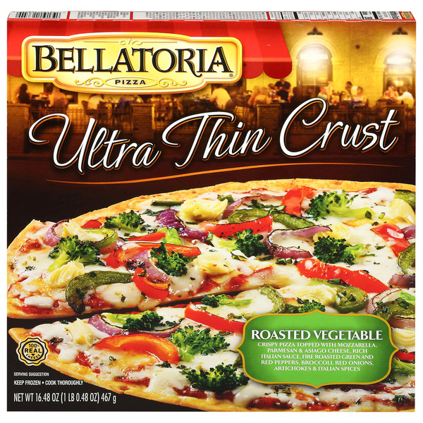 Bellatoria Ultra Thin Crust Roasted Vegetable Pizza Same-Day