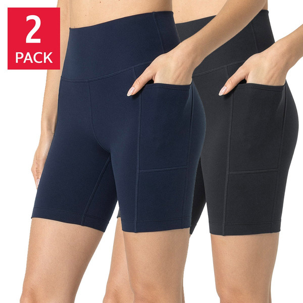 Mondetta Women's High-Rise Active Shorts, XXL