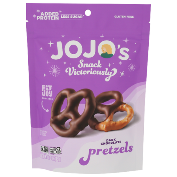 Jojo's Chocolate Dark Chocolate Covered Pretzels Same-Day Delivery