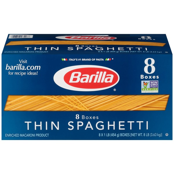 Barilla Thin Spaghetti Pasta (1 oz) from Costco Instacart