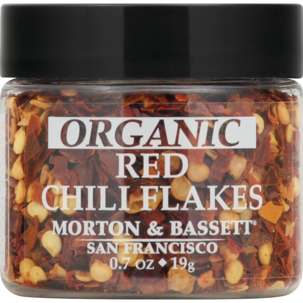 Morton & Bassett Spices Chili Flakes, Red, Organic
