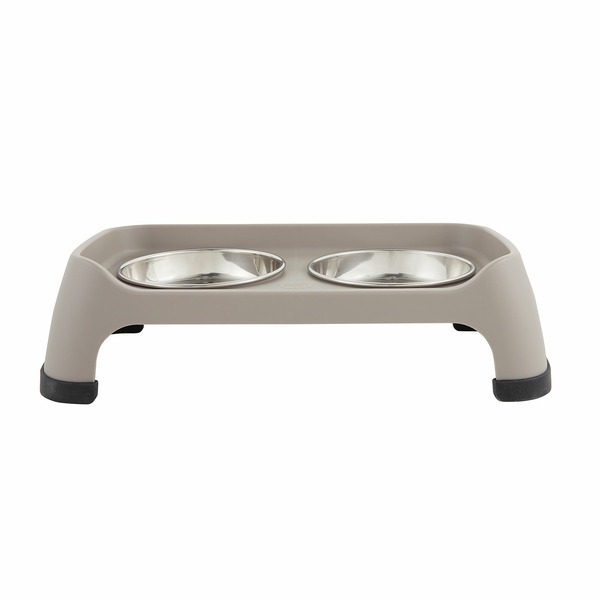 Whisker City Foldable Double Diner Elevated Cat Bowls