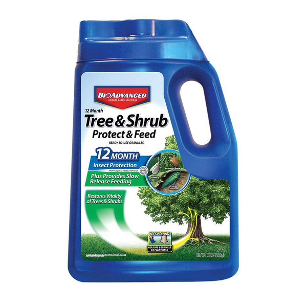 Bioadvanced 10 Lbs. Ready-to-use 12 Month Tree And Shrub Protect And Feed Insect Killer Granules