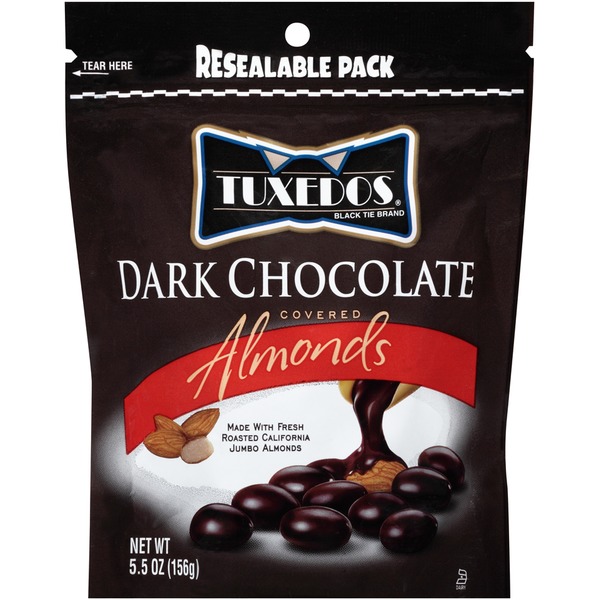 Tuxedos Dark Chocolate Covered Almonds (5.5 oz) Instacart