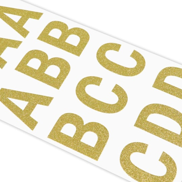 Recollections 107-Piece Gold Glitter Alphabet Stickers