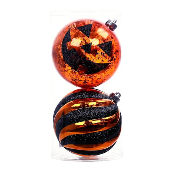Ashland Orange & Black Jack-o'-Lantern Shatterproof Ornaments