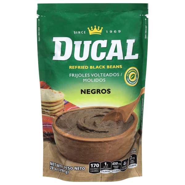 Ducal Refried Black Beans