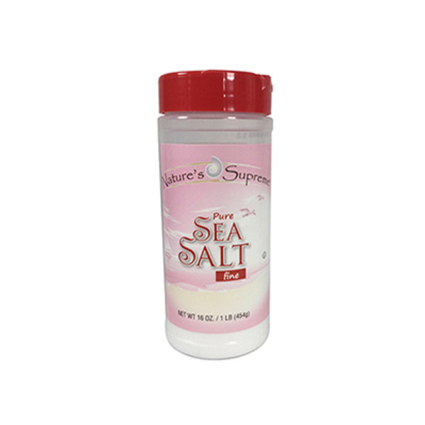 Nature's Suprem Nature's Supreme Fine Sea Salt