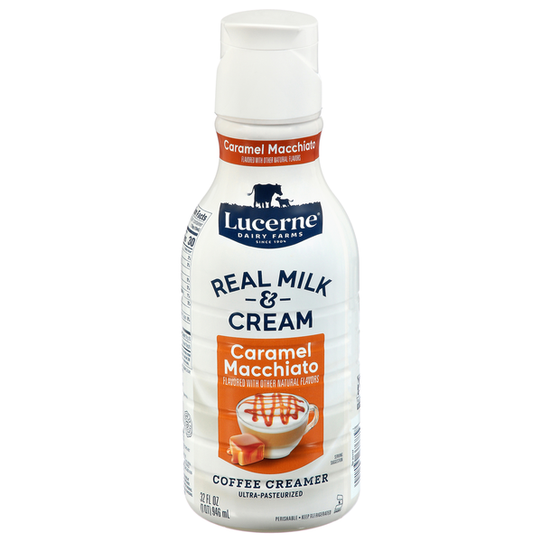 Lucerne Ultra-Pasteurized Caramel Macchiato Coffee Creamer