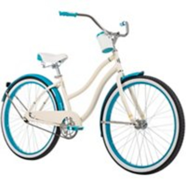 Huffy Ladies Good Vibes Comfort Bike - Gloss Bone & Blue