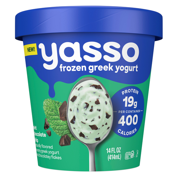 Yasso Frozen Greek Yogurt Mint Chocolate Chip Same-Day Delivery or