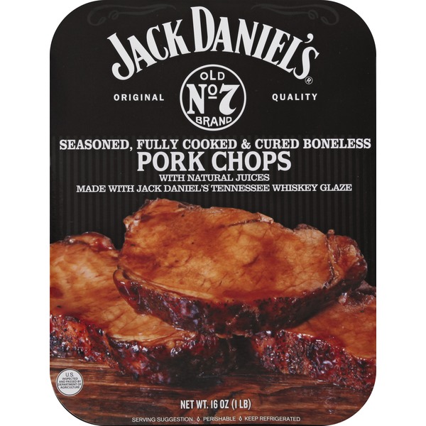 Jack Daniel's Pork Chop, Seasoned, Fully Cooked & Cured Boneless (16 oz