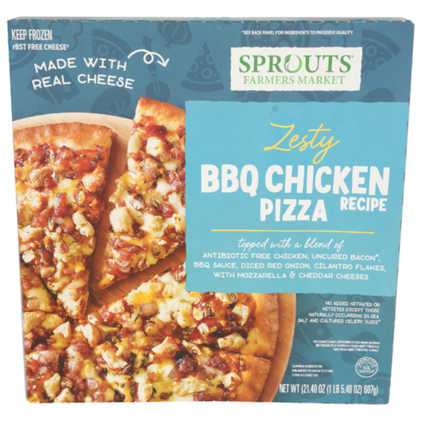 Sprouts BBQ Chicken Recipe Pizza
