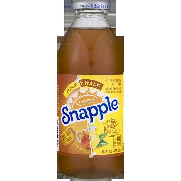 Snapple Tea, Half 'n Half, Lemonade Iced Tea (16 oz) from Woodlands