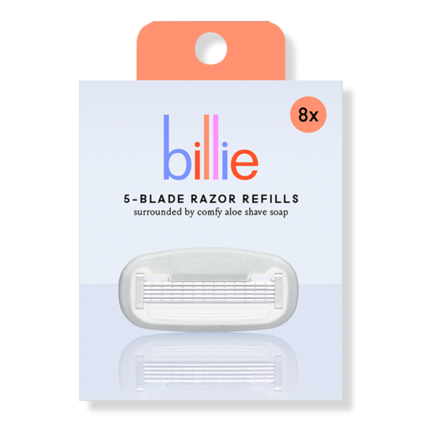 billie 5 Blade Razor Refills - 8 ct