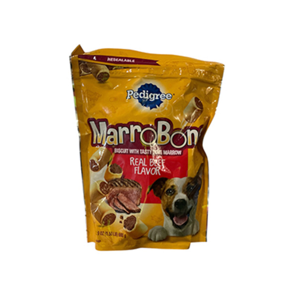 Pedigree Marrobone Dog Treats Real Beef Flavor Crunchy Dog Biscuit