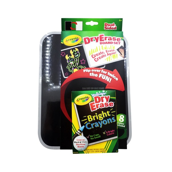 crayola dry erase board set dual sided 1 00 ea from kroger
