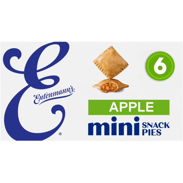 Entenmann's 6 ct, Apple, Snack Pies, Pies, 12 oz Same-Day Delivery