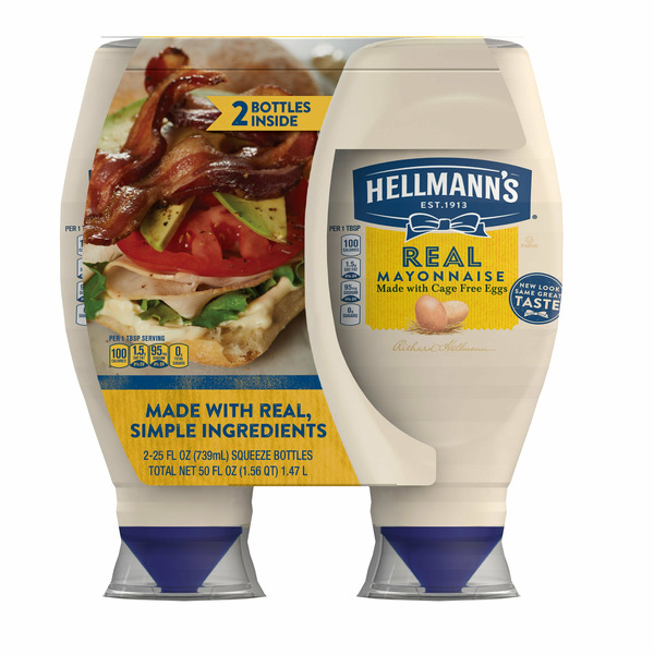 Hellmann's Real Mayonnaise 2 x 25 oz