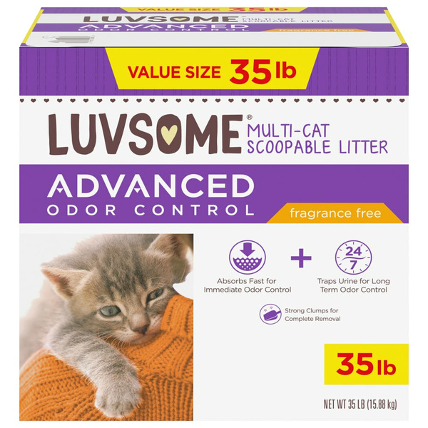 Kroger Luvsome Advanced Odor Control Fragrance Free MultiCat Scoopable