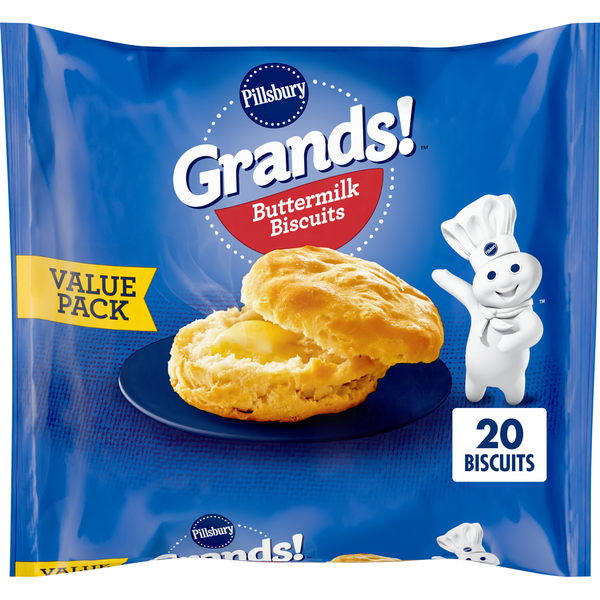 biscuits Pillsbury™ Baked Biscuit Easy Split™ Golden Buttermilk 2.85 oz
