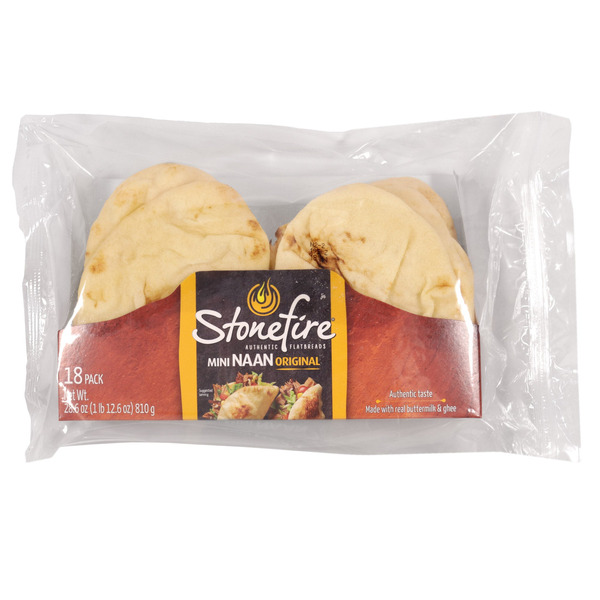 Mini Naan Bread, 18 ct