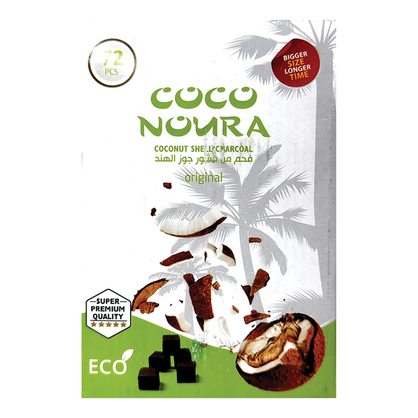 Coco Noura Coconut Shell Charcoal Same-Day Delivery | Adonis