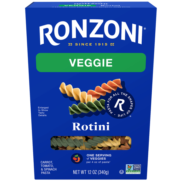 Ronzoni Veggie Tricolor Rotini Same-Day Delivery or Pickup