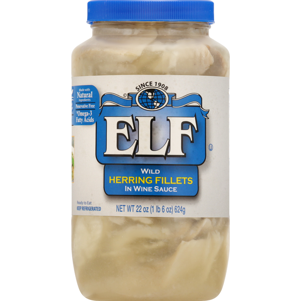 Elf Herring Fillets, in Wine Sauce, Wild (22 oz) Instacart