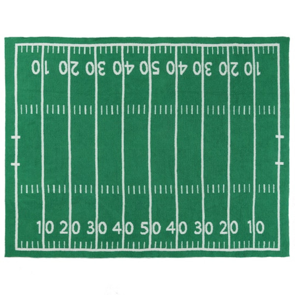 Celebrate It Football Field Blanket, 50 x 60 in - Green