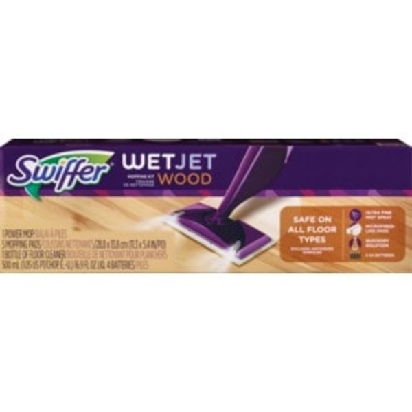 Swiffer Wetjet Wood Floor Spray Mop Starter Kit Power Mop Each