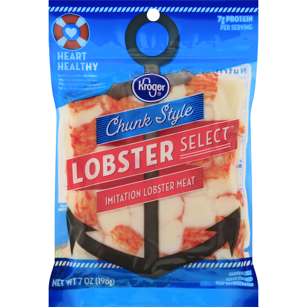Kroger Imitation Lobster Meat, Chunk Style (7 oz) Instacart