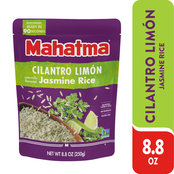 Mahatma Cilantro Limon Jasmine Rice, Microwaveable Rice Same-Day