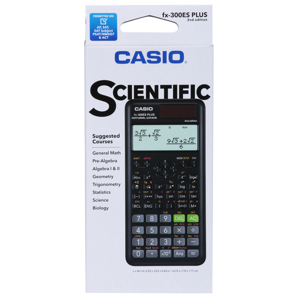 Casio Calculator, Scientific, FX-300ES Plus