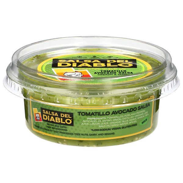 Salsa Del Diablo Mild Tomatillo Avocado Salsa Same-Day Delivery or