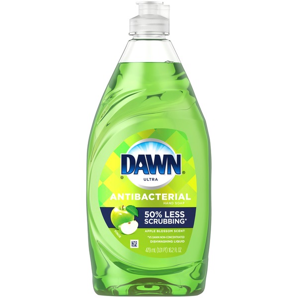 Dawn Antibacterial Dishwashing Liquid Dish Soap, Apple Blossom Scent