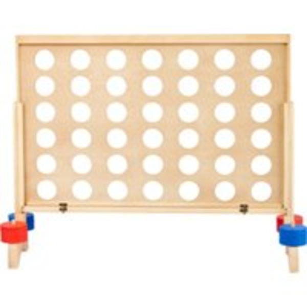 AGame Jumbo Wood 4-in-a-Row Game