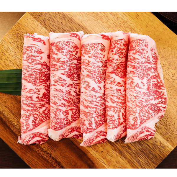 Sliced Grass Fed Wagyu Beef Chuck Roll